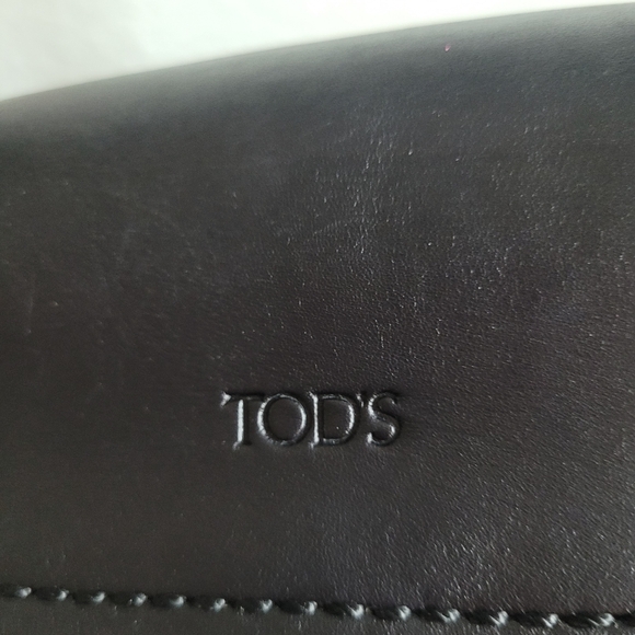 TODS Wave Gommini Black Leather Satchel - Picture 3 of 16